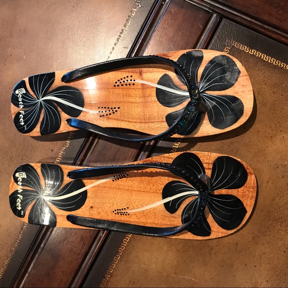 Beach Feet Flip Flops